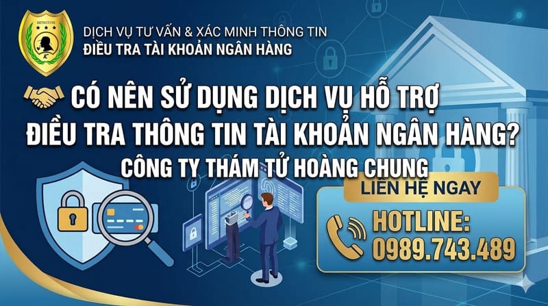 Sử dụng dịch vụ xác minh lấy thông tin tài khoản ngân hàng