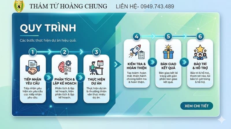 quy trình thuê thám tử tìm người nhanh chóng, chính xác, kết quả cao