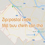 Zip/postal code - Mã bưu chính cần thơ
