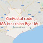 Zip/Postal code mã bưu chính Bạc Liêu