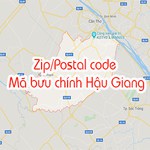 Zip/Postal code mã bưu chính Hậu Giang