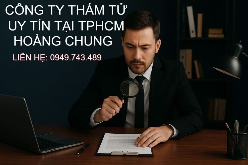 Công Ty Thám Tử Hoàng Chung là lựa chọn hàng đầu cho những ai cần dịch vụ thám tử uy tín tại TPHCM.