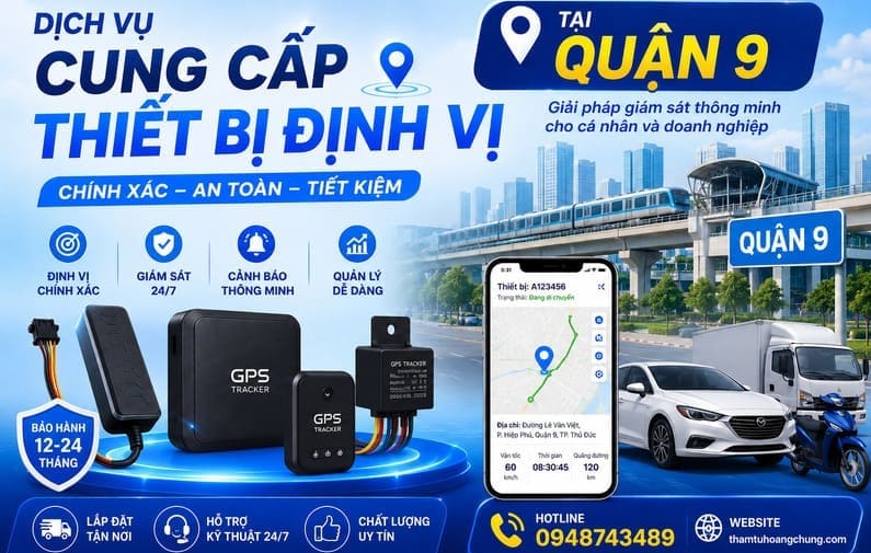 Dịch vụ thám tử định vị và tìm kiếm công nghệ cao tại Quận 9 của Hoàng Chung đang được nâng cấp với các công cụ giám sát thông minh