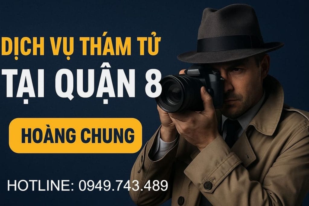 Dịch Vụ Thám Tử Tại Quận 8 Uy Tín Chuyên Nghiệp
