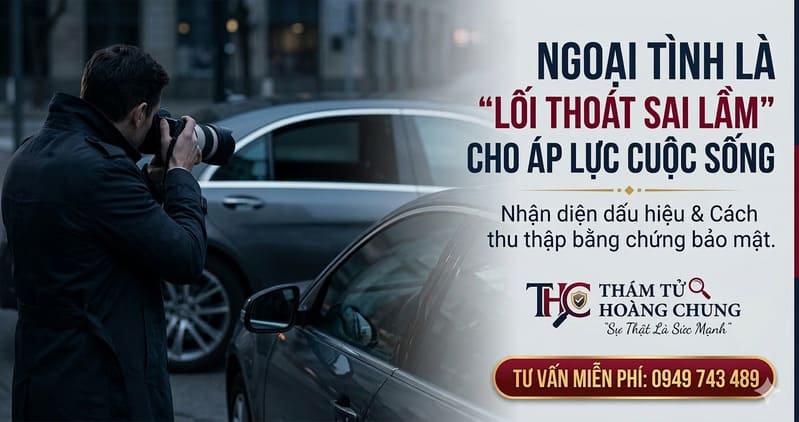 Thám tử Hoàng Chung - Dịch vụ điều tra chồng ngoại tình bảo mật và chuyên nghiệp