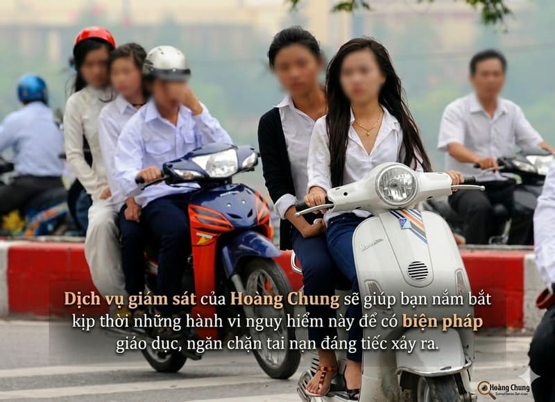 Những chuyến xe kẹp ba, không mũ bảo hiểm và phóng nhanh vượt ẩu… Cha mẹ có yên tâm khi con tự đi xe đến trường?