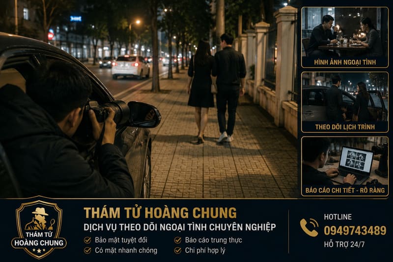 triển khai theo dõi ngoại tình tại Hậu Giang kín đáo nhằm thu thập hình ảnh và bằng chứng thực tế cho khách hàng.